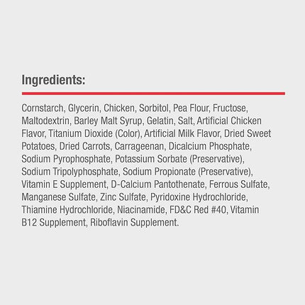 DreamBone Mini Chews, Made with Real Chicken and Vegetables, Rawhide Free Dog Chews, 8 Count