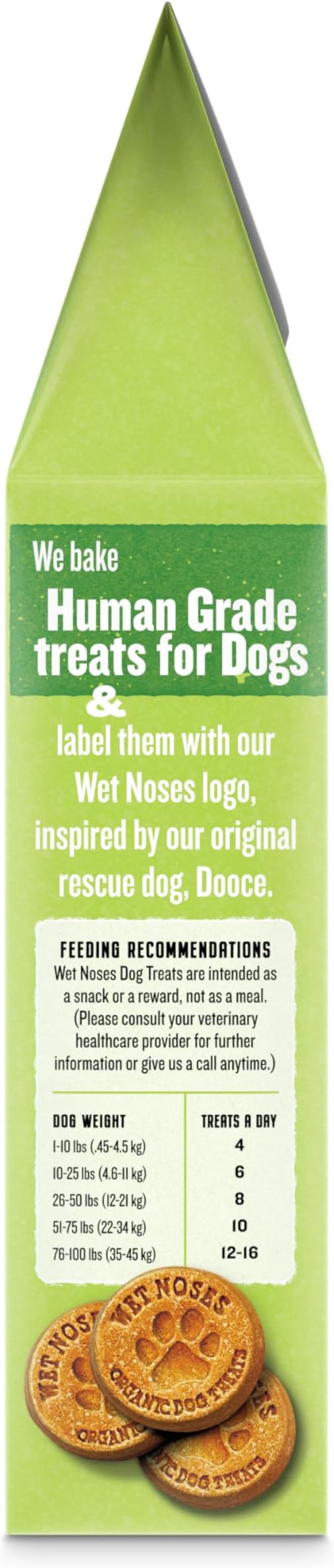 Grain-Free Organic Crunchy Dog Treats – for All Pet Sizes, Breeds – All-Natural Puppy Treat – 100% Human-Grade – Delicious Snacks for Dogs – 14 Oz., Grain Free - Apple Ginger, 2 X 14oz Box