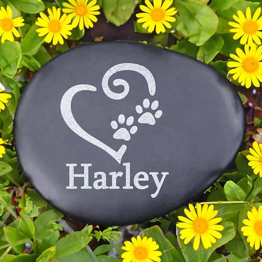 Pet Memorial Stones - Personalized Pet Memorial Gifts - Dog Sympathy Gifts - Pet Passed Away Gift - Cat Memorial Stones - Dog Memorial Stone - Pet Memorial Grave Marker - Pet Loss Gifts