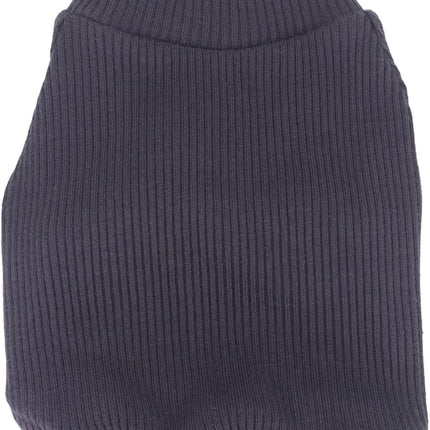 LOPHIPETS Small Dog Turtleneck Sweaters for Teacup Chihuahua Yorkie Puppy Cat Clothes-Dark Gray/S