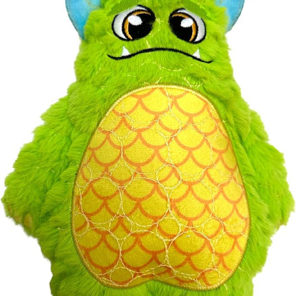 Bite Force Dog Toy - Large Durable & Strong Plush Green Monster Dog Toy, Kevlar-Reinforced for Aggressive Chewers