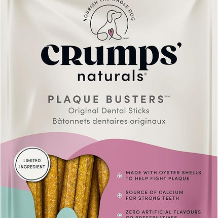 Crumps' Naturals Original Plaque Busters, 7"- 10 Pack, (Product Packaging May Vary)