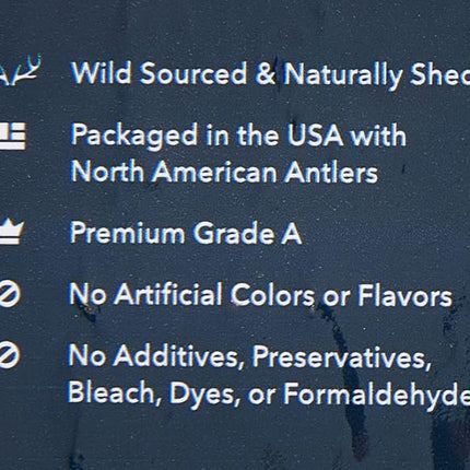 Amazon Brand - Wag Elk Antler - Whole - Long Lasting for Aggressive Chewers - X-Large 9.5-10.5 inches (Best for Dogs over 45 lbs)