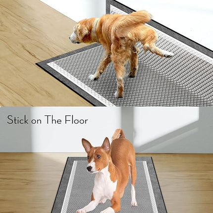 CROCI Potty Pads for Dogs XXL 30x36in, Charcoal Pet Pee Pads Odor-Control & Super Absorbent Up to 10 Cups, 6-Layer Quick Dry & Leak-Proof with Adhesive Tabs, Disposable (40 Counts)