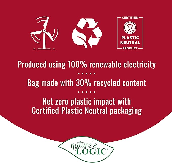 Nature's Logic Dry Dog Food - 100% Natural - No Synthetics - For All Ages, Sizes, Breeds - Free From Common Allergens, High Protein - Beef Meal Feast, 4.4lbs