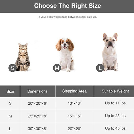 Love's cabin Round Donut Cat and Dog Cushion Bed, 20in Pet Bed for Cats or Small Dogs, Anti-Slip & Water-Resistant Bottom, Super Soft Durable Fabric Pet beds, Washable Luxury Bed Solid Grey