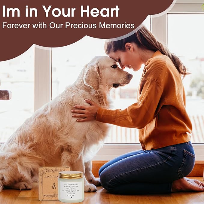 Pet Memorial Gifts for Loss of Dog Cat, Sympathy Gift for Pets Loss, Pet Memorial Wind Chimes, Dog Passing Away Bereavement, Remembrance Gift Basket for Friends Family