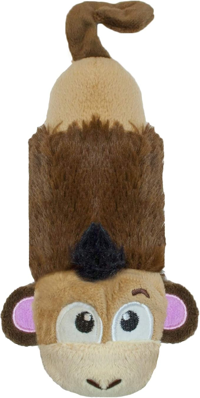 Petstages Stuffing-Free Lil' Squeak Monkey Plush Dog Toy, Small