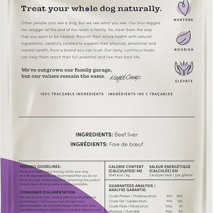 Crumps' Naturals Beef Liver Bites For Pets, 10-Ounce