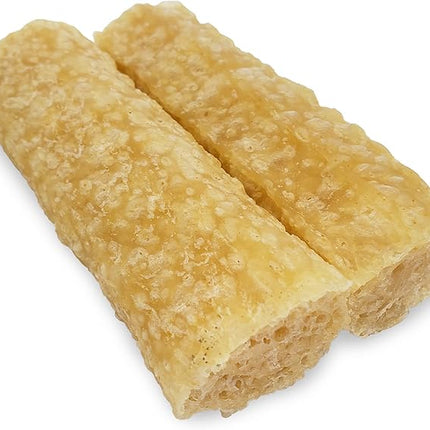 Himalayan Dog Chew Happy Teeth Yak Cheese Dog Chews Dental Chews, 100% Natural, Long Lasting, Gluten Free, Healthy & Safe Dog Treats for Oral Health, Lactose & Grain Free, Protein Rich, 2 Chews