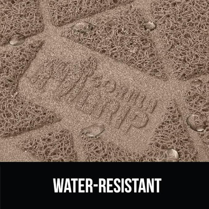 GORILLA GRIP Cat Litter Box Mat, Water Resistant, US Designed Kitty Litter Trapping Mats, Easy to Clean, Scatter Control, Less Mess and Clean Floors, Kitten Supplies for Indoor Cats, 24x17 Beige