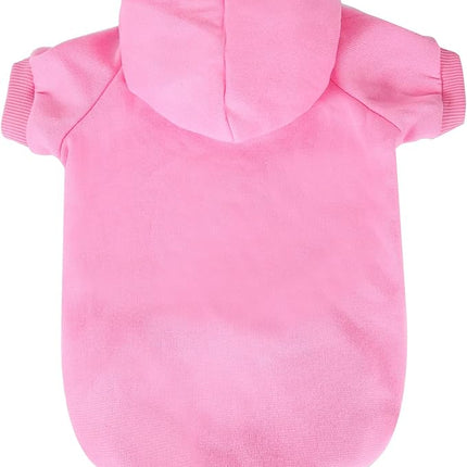 Blank Dog Sweatshirt Pet Hoodie for Puppy Small Dogs Doggie Clothes S