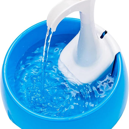 Aqua First Pet Water Fountain – Automatic Water Dispenser for Dogs, Cats, and Small Pets – Indoor Hydration Bowl – 1.2L/42 fl oz – Blue