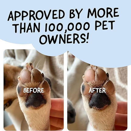 Belly Snout & Paw Cream for Dogs (1.7 oz) - 100% Natural Lick Safe Moisturizer, Soother & Protector for Cracked Paws, Snow & Salt - Fragrance Free - Elbows, Paws & Snout Soother for Dogs