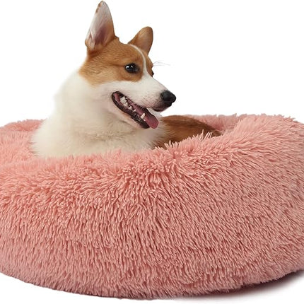 Pink Dog Bean Bag Bed - Washable, Fits Medium Dogs Up to 45 lbs
