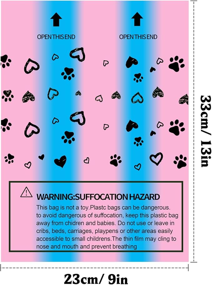 Dog Poop Bag Holder - Leak-Proof 60 Dog Waste Bags - Ultra Thick, Extra Large Poop Bags for Dogs