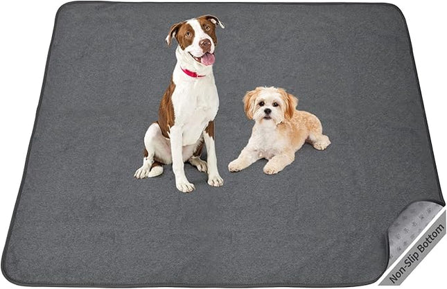 Washable Dog Pee Pads: 34x52 1 Pack Reusable Whelping Pads, Absorb Dog Mats Non-Slip Puppy Training Pads for Whelping, Potty, Training, Playpen, Crate