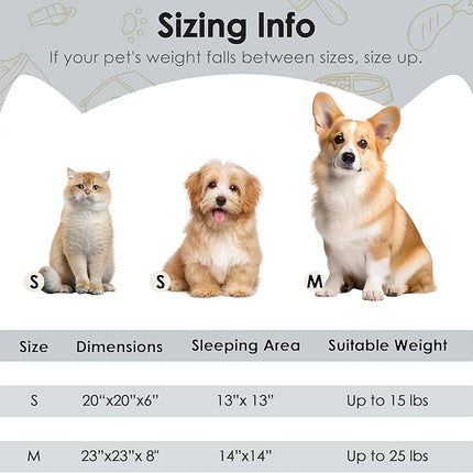 Dog Beds Large Sized Dog and Cats, 32in Pet Beds for Large Pet, Washable Indestructible Extra Large (Light Grey)