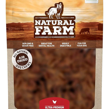 Natural Farm Nail-Free Chicken Feet Dog Treats (100 Pack), 100% Free-Range Air Dried Chicken Feet, No Nails, Fully Digestible, High Protein, Low Calorie, Joint Support, Single Ingredient