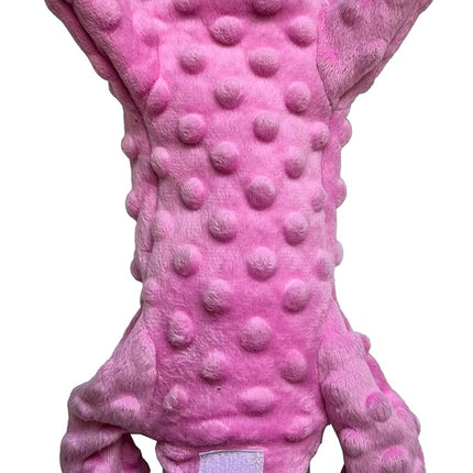 SPOT Skinneeez Extreme Stuffers Pig - Stuffing Free Dog Toy With Squeaker & Rip Stop Mesh Lining for Durability- Insert Plastic Bottle for Extra Crunch, For Small to Medium Puppies & Dogs - 14in