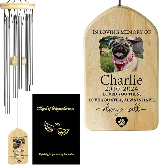 Personalized Pet Memorial Gifts, Pet Memorial Wind Chime, Dog Memorial Gifts, Cat Memorial Gifts, Pet Loss Gifts, Pet Loss Sympathy Gift, Dog Bereavement Gift, Dog Remembrance Gift - Love You Still