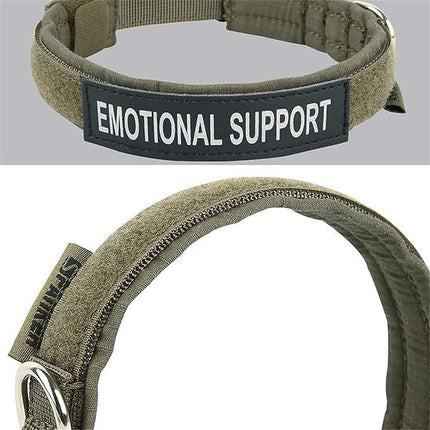 EXCELLENT ELITE SPANKER Nylon Puppy Dog Collar Adjustable Soft Padded Collar Heavy Duty Quick-Release Buckle Lightweight No-Choke for Small Medium Dogs(RGN,XS)