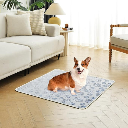 Qeils Reusable Puppy Pads, 2 Pack Washable Pee Pads for Dogs, Non Slip Wee Wee pad, Absorbent and Leakproof Training Mats for Potty, Crate, Playpen, Bed, Sofa, 23"x 36"