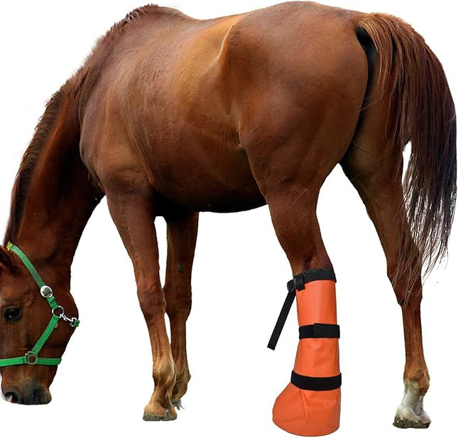 yeezo Hoof Soaking Bag Horse Soaking Boot Hooves Wrapped Easy Soaker Treating Bags with EVA Pad