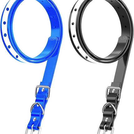 Dog Collar Strap for Most of Electronic Training Shock Collar Receivers-Adjustable Durable Waterproof Odorless 3/4 Inch Collar Replacement for Barking Fence-Pet TPU Collar Strap