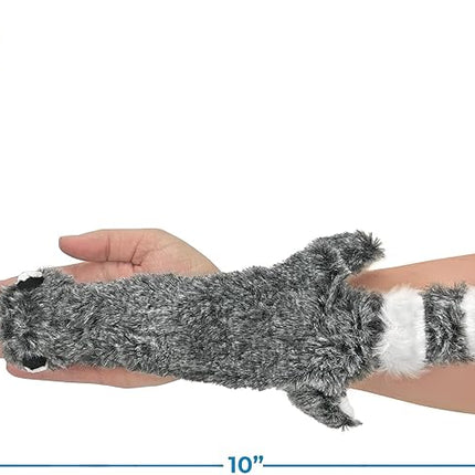 Best Pet Supplies Squeaky Dog Toys with Soft Durable Fabric for Small, Medium and Large Pets Interactive Toy for Indoor Play, Supports Active Biting and Play - Fox, Raccoon, Small