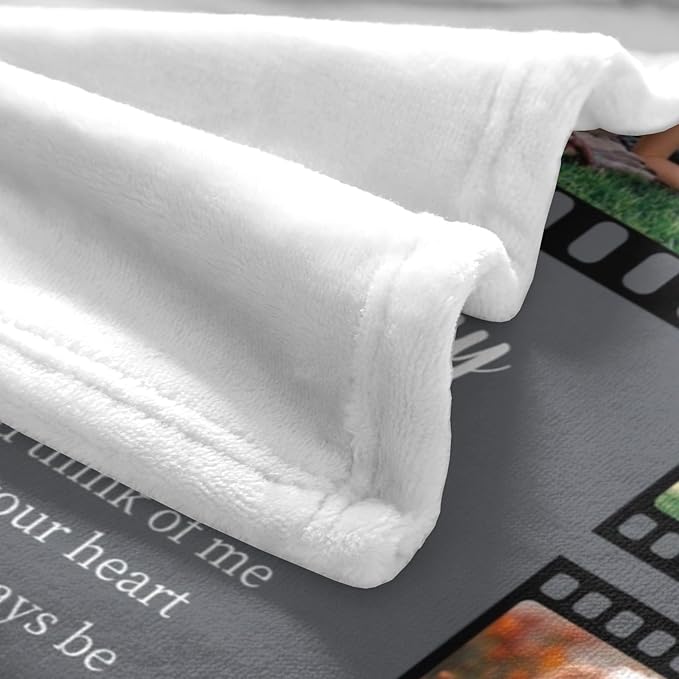 Artsadd Personalized Pet Memorial Throw Blanket with Photo-Pet Memorial Gifts for Dogs Cats Loss of Dog Sympathy Gift Bereavement Remembrance Passing Away Gifts Dog Picture Blanket