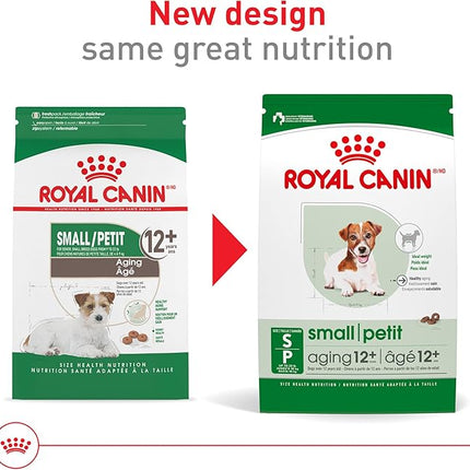 Royal Canin Size Health Nutrition Small Aging 12+ Senior Dry Dog Food, 12 lb Bag