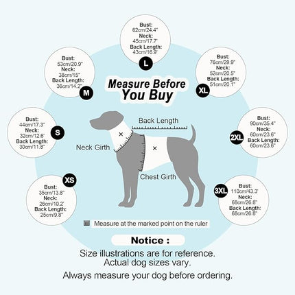 Large Dog Coat, XXLarge Dog Winter Coat, Waterproof Pet Jacket with Back Zipper,Extra Large Pet Coats, Warm Fleece Jacket with D-Ring, Windproof Winter Clothes Golden Retriever,Black,XXL