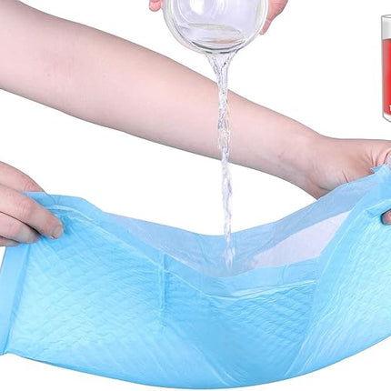 (100 Pads) CalPalmy Ultra Absorbency Pet Toilet Training Pads 18" x 13" Moisture Locking Technology Turns Liquid into Gel - Perfect for Rabbits and Guinea Pigs