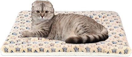 FJWYSANGU Pet Blanket Premium Fluffy Flannel Cushion Soft and Warm Mat for Dogs Cats(Star/Yellow,X-Large)