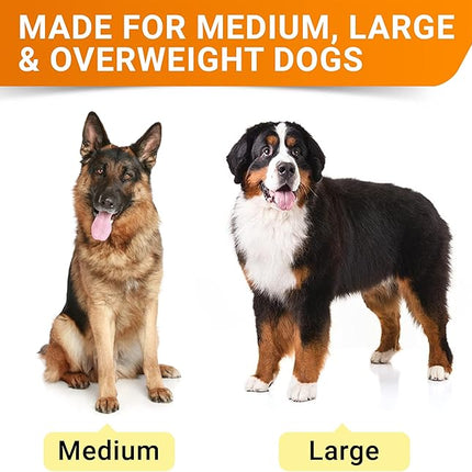 Large Breed Glucosamine Hemp Dog Joint Supplement - Hemp Chews for Dogs Hip Joint Pain Relief - Omega 3, Chondroitin, MSM - Advanced Mobility Hemp Oil Treats for Large Dogs - Made in USA - 360 Ct