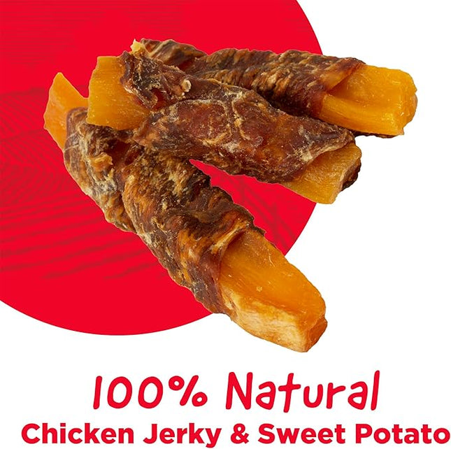 Country Kitchen Chicken & Sweet Potato Jerky Tender Dog Treats, Made with Real Chicken, High Protein, Low Fat, No Artificial Colors, 16 oz