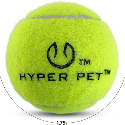 Hyper Pet MINI Tennis Balls for Dogs, Safe Dog Ball for Exercise & Training, Interactive Toys work with Hyper Pet K9 Kannon MINI Launcher - 4 Pack Green