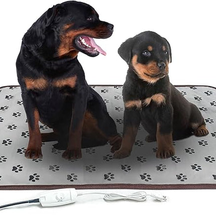 Extra Large Pet Heating Mat for Dogs and Cats - Waterproof, Indoor/Outdoor Dog Heating Pad - Easy Clean