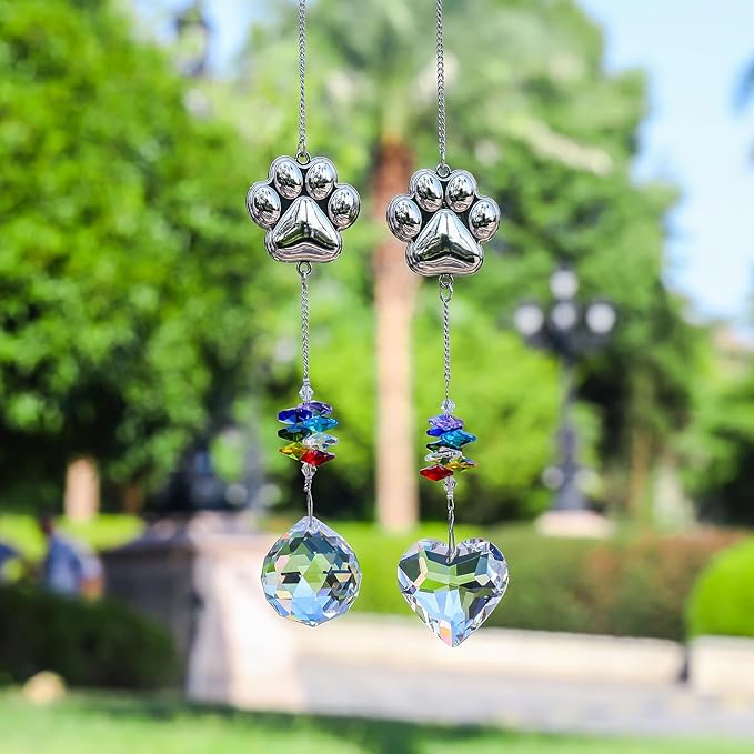 Pet Memorial Suncatcher,Dog Memorial Gifts for Loss of Dog,Cats Remembrance,Pet Loss Sympathy Gift,Bereavement Gifts(Metal)