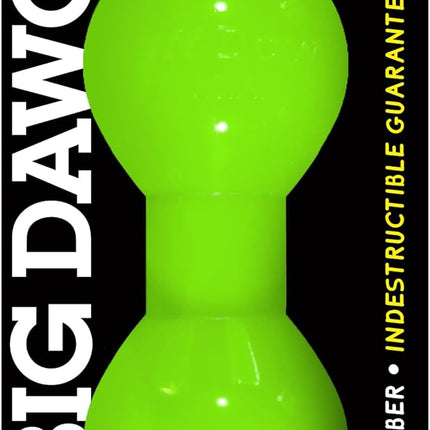 Ruff Dawg Ball – Durable Rubber Dog Toy – Made in USA – Bouncy Ball in Bright Neon Colors – Great for Fetch, Teething & Outdoor Play, Floats in Water