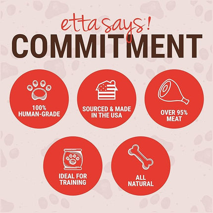 etta says! Yumm Sticks - Real Meat Beef Dog Jerky Treats - Human Grade - Made in The USA (12 Count Pack of 1)