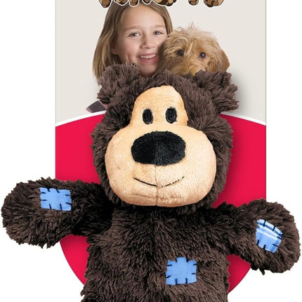 KONG Wild Knots Bears - Durable Dog Toys with Internal Knotted Ropes and Minimal Stuffing for Less Mess (Assorted Colors) (X Large)