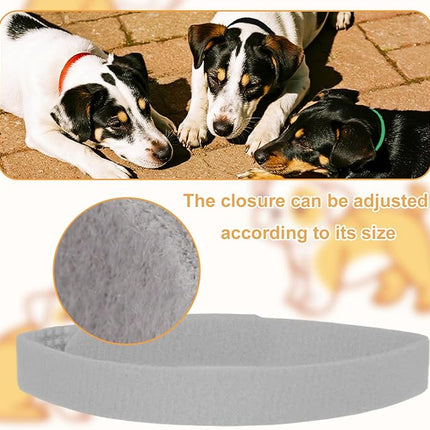 60 Pcs Puppy ID Collars, Three Sizes Multi-Color Soft Adjustable Puppy Whelping Newborn Pet Collars for Newborn Dogs & Cats for Identification