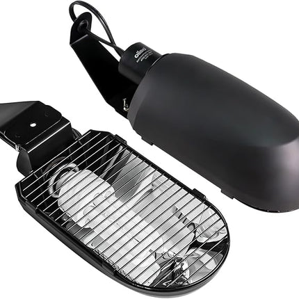 Oiibo Bird Cage Light Fixture Combo Kit, AvianSun Lamp Hood with 2.4% UVB UVA 20W Compact Fluorescent Bulb for All Kinds Captive Birds