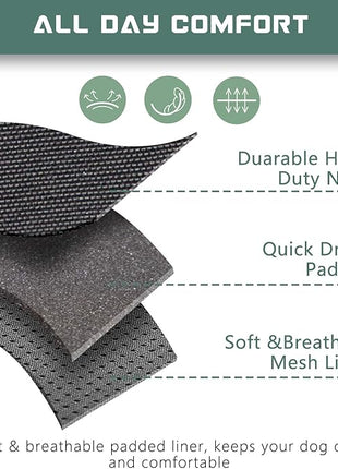 BUMBIN Tactical Dog Harness for Large Dogs No Pull, Famous TIK Tok No Pull Dog Harness, Fit Smart Reflective Pet Walking Harness for Training, Adjustable Dog Vest Harness with Handle Black XL