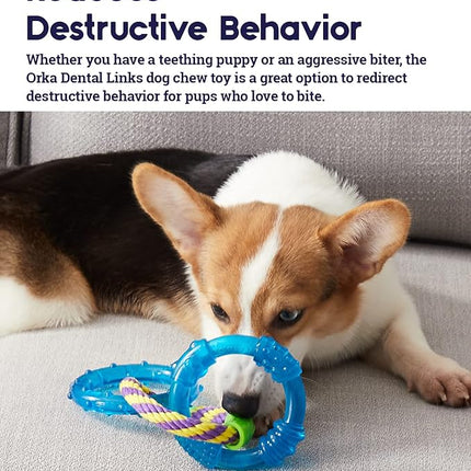 Petstages Orka Dental Links Dog Chew Toy