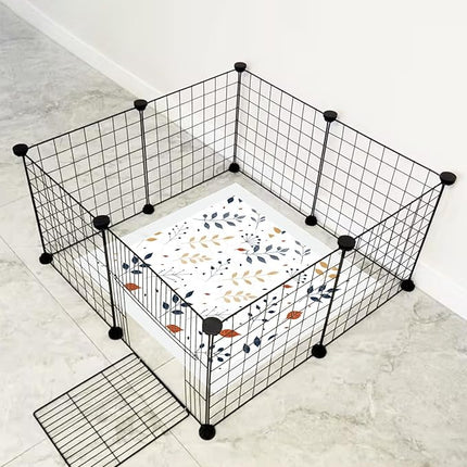 Pupiboo Disposable Dog and Cat Training Pads – Leaves Pattern, Highly Absorbent Pee Pads, Leak Proof Backing, Pheromonal Attractant for Housebreaking & Potty Training – 23x23 in (100 Count)