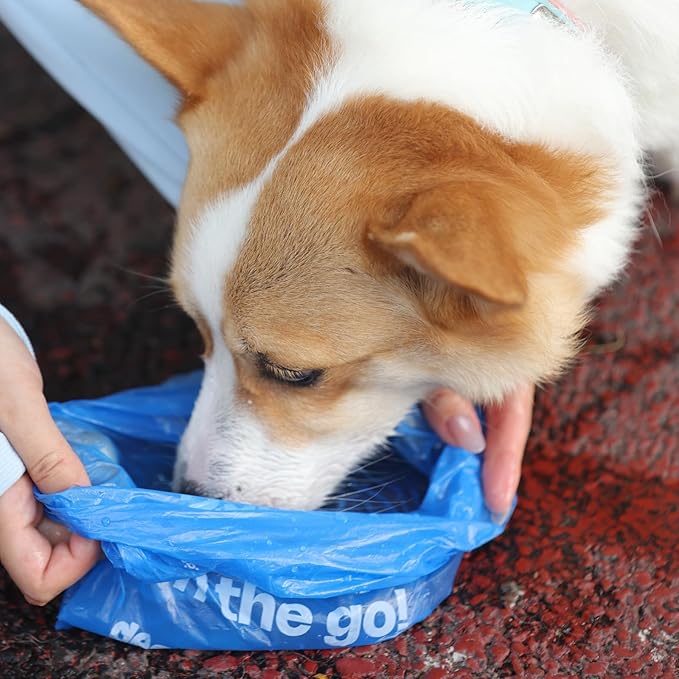 Dog Poop Bags with Handles 30 Rolls 360 Counts Big Sizes Leak Proof and Extra Thick Waste Bags Refill Rolls for Walking Small Medium Large Dogs Cats Litter Iris Scented