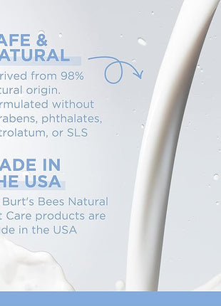 Burt's Bees for Pets Gentle Cleansing Puppy Wipes with Buttermilk, 98% Natural Origin Formulas, Hypoallergenic Dog Wipes Cleaning, Dog Cleaning Wipes, Dog Wipes for Paws and Butt, 50ct